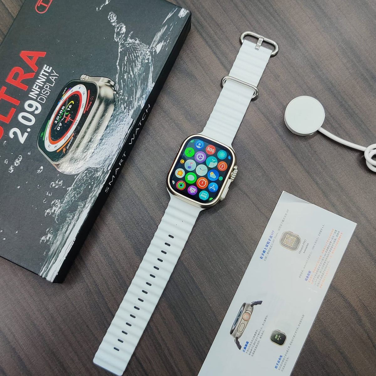Ultra Smart Watch T10 – 2.09 Inch Display – 49mm Dial