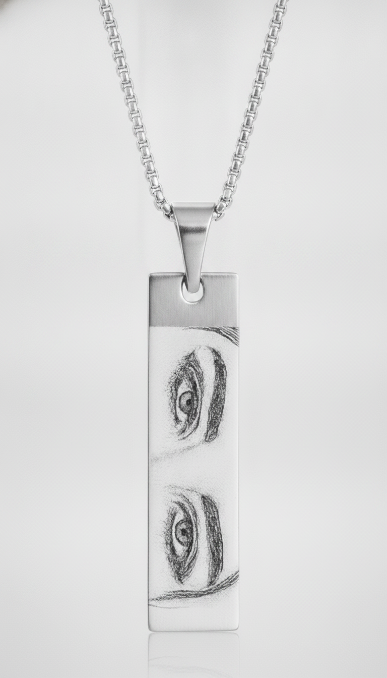 Personalized Eye Necklace