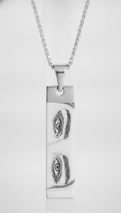 Personalized Eye Necklace