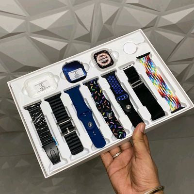 10-in-1 Ultra Smart Watch, 2.1 Inch Full HD Screen, Wireless Charging