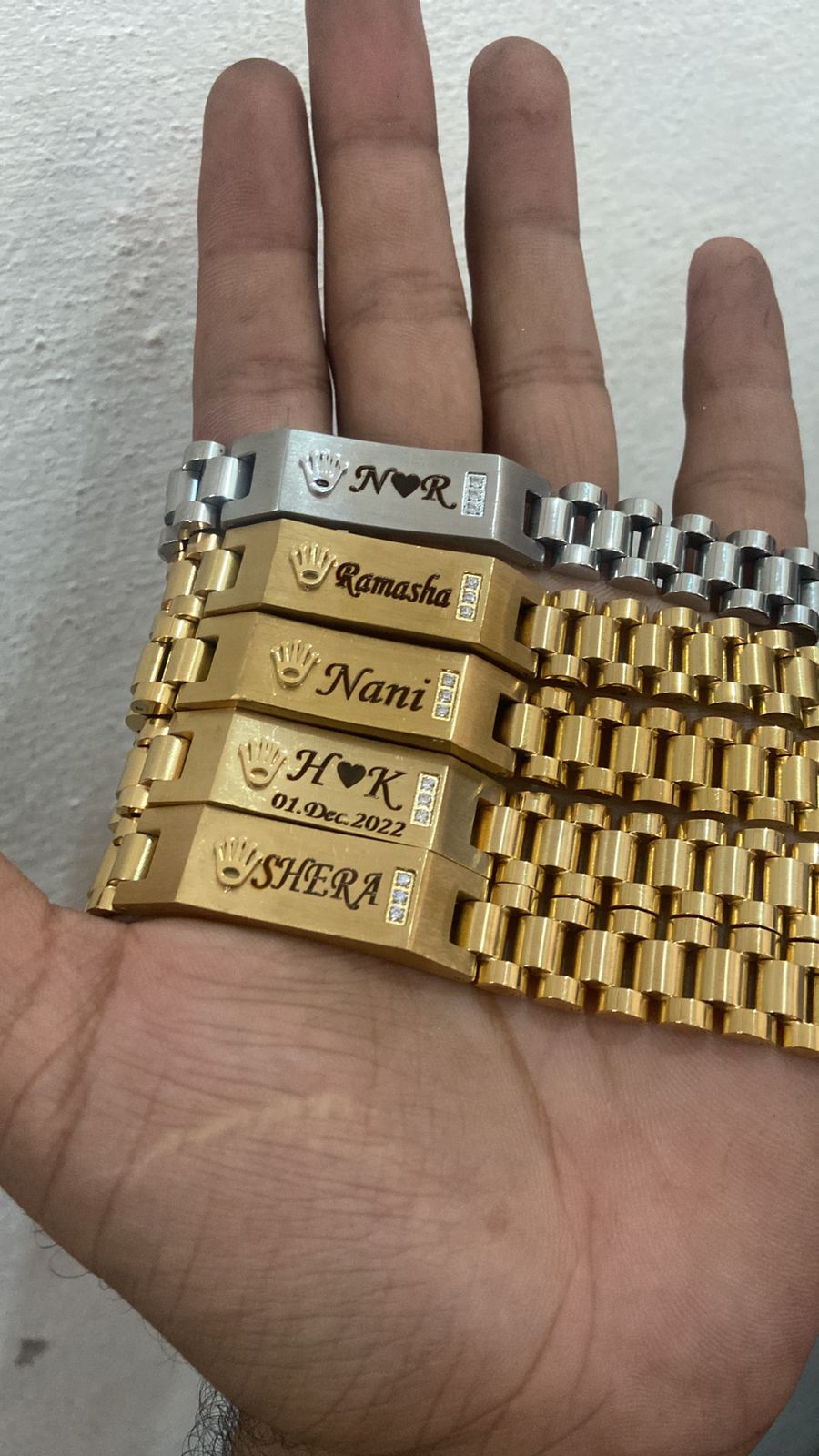 Engraved Name Bracelet