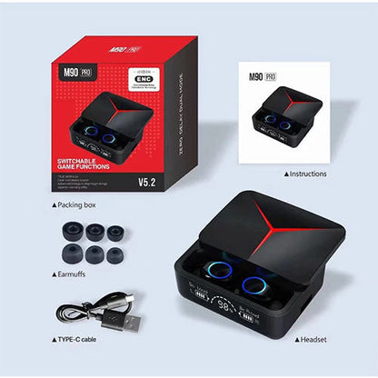 M90 Pro gaming true wireless earbuds with active noise cancellation – photo 5
