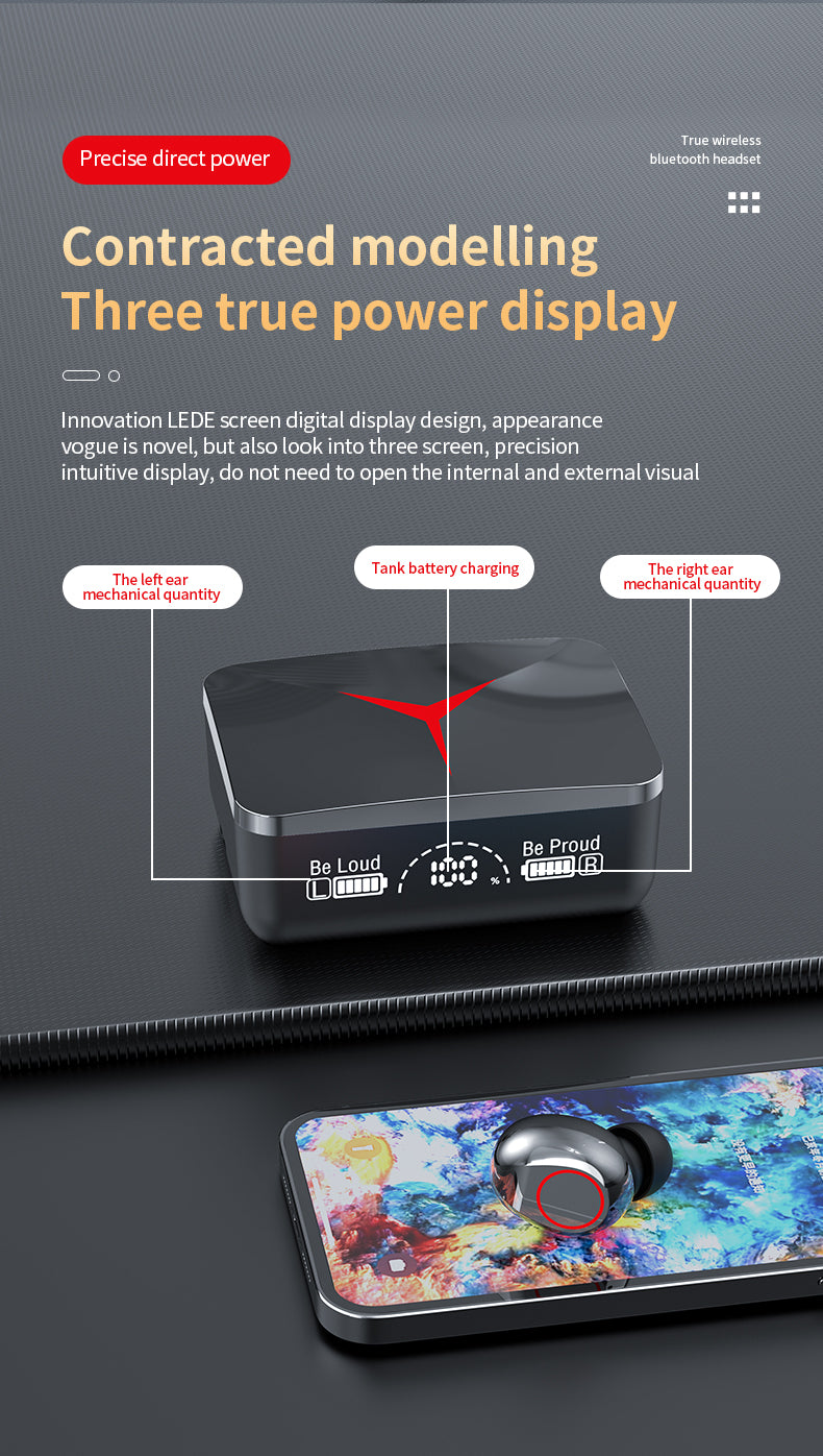 M90 Pro gaming true wireless earbuds with active noise cancellation – photo 3
