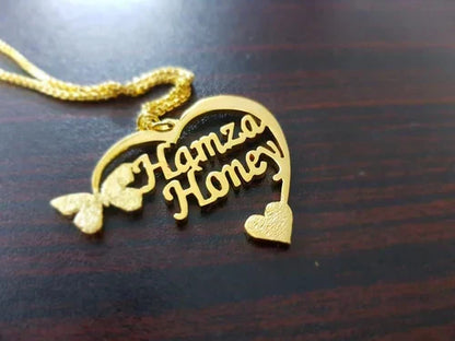 Customize Heart Name Necklace