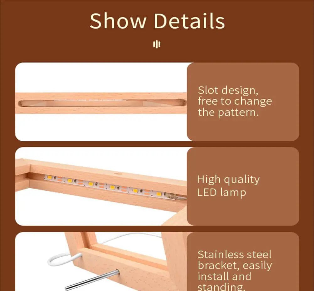 K-Pop Fan Light Frame Lamp