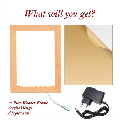 K-Pop Fan Light Frame Lamp