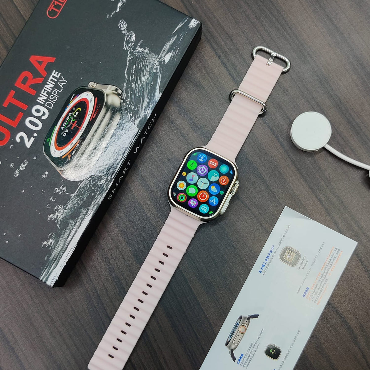 Ultra Smart Watch T10 – 2.09 Inch Display – 49mm Dial