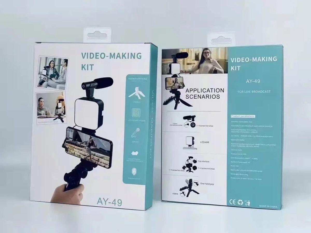 AY-49 5-in-1 vlogging kit with tripod – photo 2