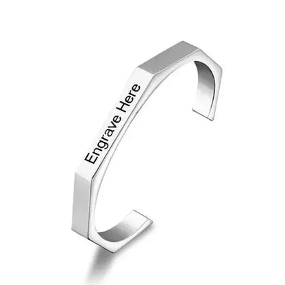 Customize Hexagon Karha for Men & Women Custom Engraved