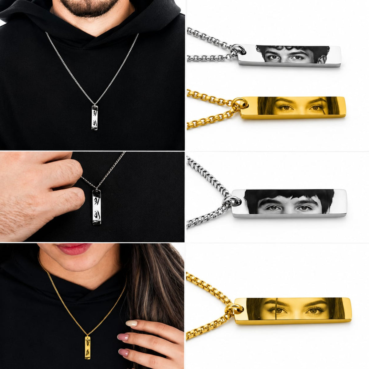 Personalized Eye Necklace