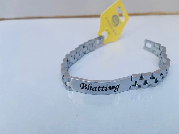 Customize Unisex Chain-Link Bracelet